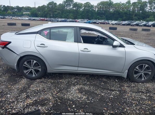 3N1AB8CV3LY252830 2020 NISSAN SENTRA Silver Rear interior view