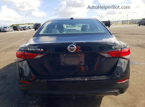 3N1AB8CV3LY276576 2020 NISSAN SENTRA Black Widok z tyłu