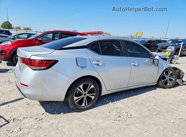 3N1AB8CV3MY223281 2021 NISSAN SENTRA Silver უკანა მარჯვენა