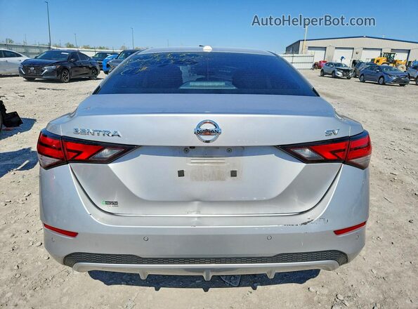 3N1AB8CV3MY223281 2021 NISSAN SENTRA Silver უკანა ხედი