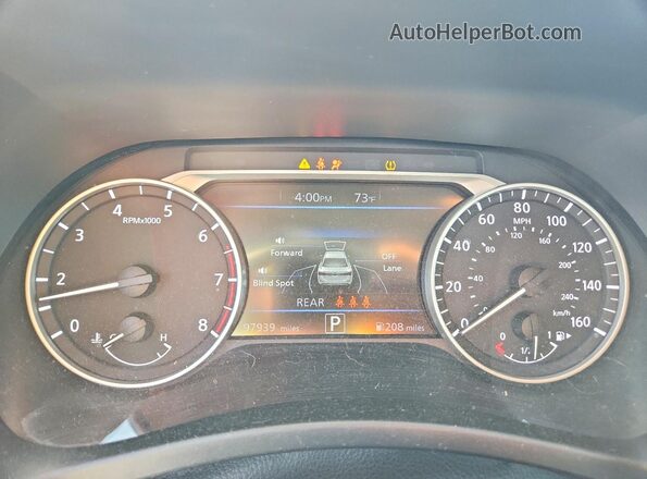 3N1AB8CV3MY235561 2021 NISSAN SENTRA Gray ხელსაწყოთა პანელის ხედი