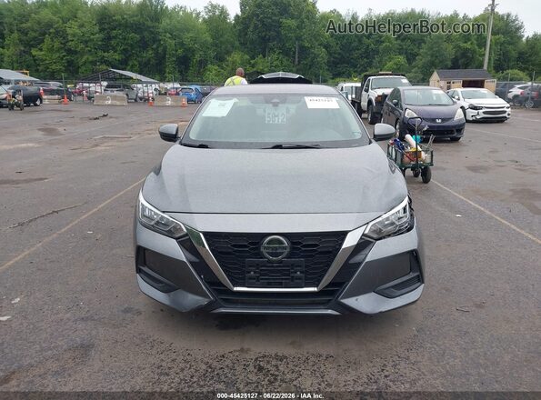 3N1AB8CV3MY236466 2021 NISSAN SENTRA Gray Սարքավորումների վահանակի տեսք