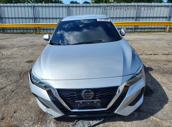 3N1AB8CV3MY247032 2021 NISSAN SENTRA Silver Widok z przodu