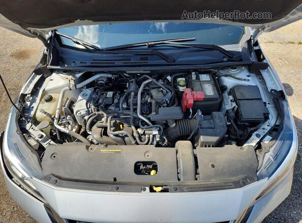 3N1AB8CV3MY247032 2021 NISSAN SENTRA Silver Widok wnętrza z tyłu