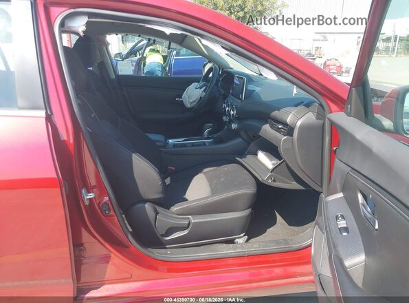 3N1AB8CV3MY252246 2021 NISSAN SENTRA Red Вид салону спереду