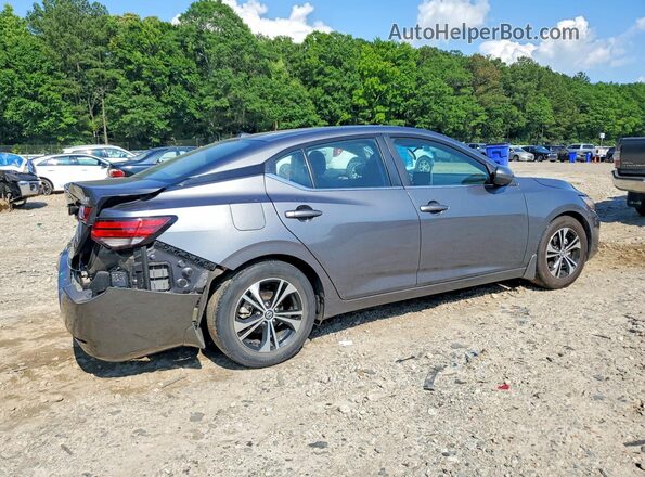 3N1AB8CV3MY258807 2021 NISSAN SENTRA Charcoal Trasero derecho