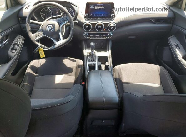 3N1AB8CV3MY287188 2021 NISSAN SENTRA Серебряный Вид панели приборов