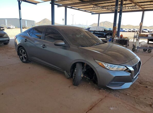 3N1AB8CV3MY303163 2021 NISSAN SENTRA Gray 