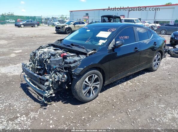 3N1AB8CV3MY306807 2021 NISSAN SENTRA Black Front left
