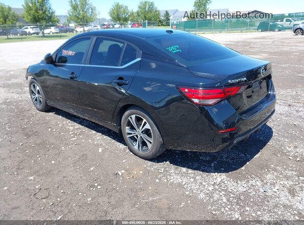 3N1AB8CV3MY306807 2021 NISSAN SENTRA Black Rear left