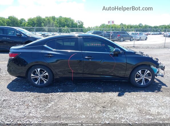 3N1AB8CV3MY306807 2021 NISSAN SENTRA Black Rear interior view