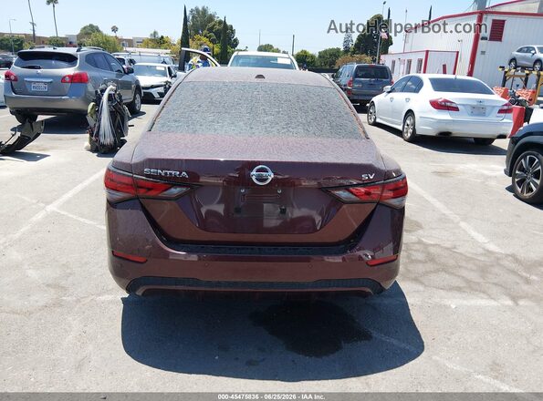 3N1AB8CV3MY326541 2021 NISSAN SENTRA Burgundy 