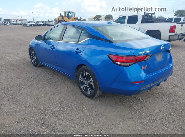 3N1AB8CV3PY230395 2023 NISSAN SENTRA Blue Trasero izquierdo