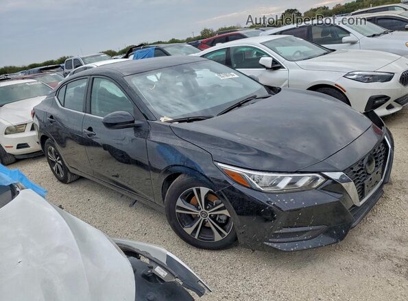3N1AB8CV3PY232311 2023 NISSAN SENTRA Black Przód prawy