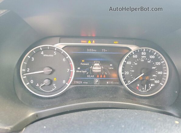 3N1AB8CV3PY254731 2023 NISSAN SENTRA White Vista del cuadro de instrumentos