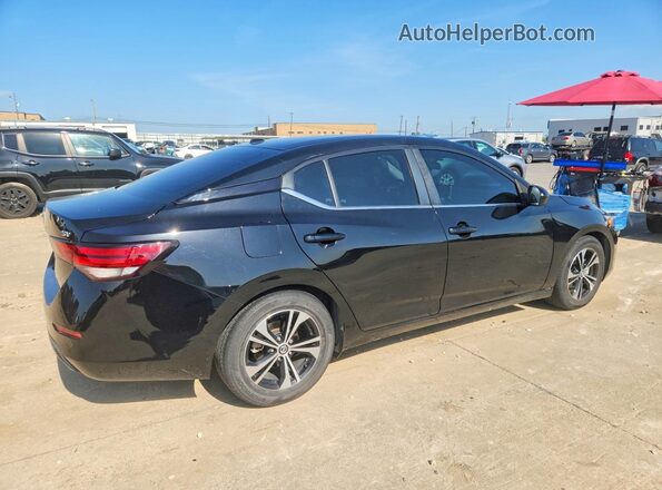 3N1AB8CV3PY311980 2023 NISSAN SENTRA Черный Задняя правая четверть