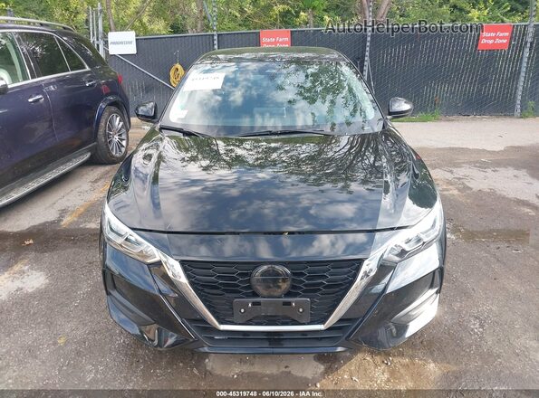 3N1AB8CV3PY322039 2023 NISSAN SENTRA Черный Вид задней части салона