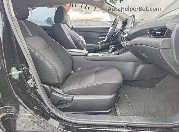 3N1AB8CV3PY323790 2023 NISSAN SENTRA Black წინა სალონის ხედი
