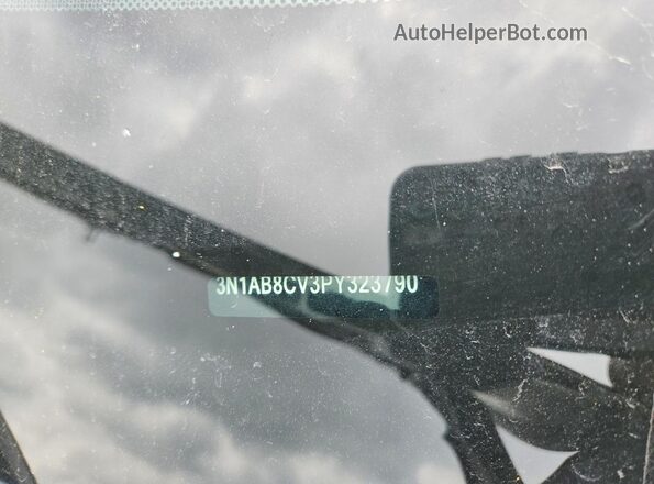 3N1AB8CV3PY323790 2023 NISSAN SENTRA Black ძრავის განყოფილების ხედი
