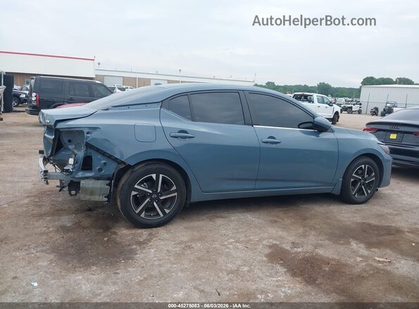 3N1AB8CV3RY316857 2024 NISSAN SENTRA Blue Widok wnętrza 360 stopni
