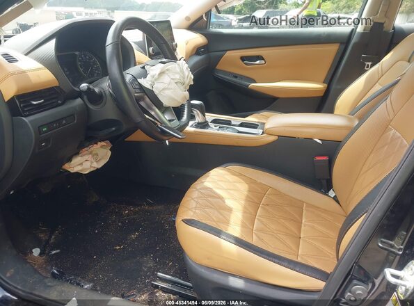 3N1AB8CV3RY333884 2024 NISSAN SENTRA Черный Вид салона спереди