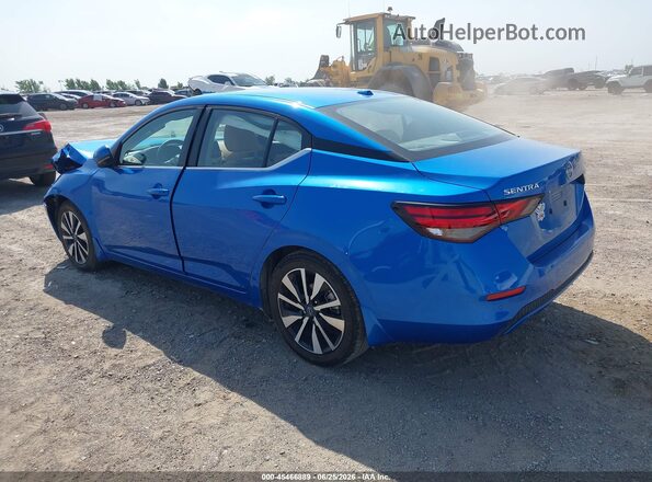 3N1AB8CV3SY222046 2025 NISSAN SENTRA Blue Trasero izquierdo