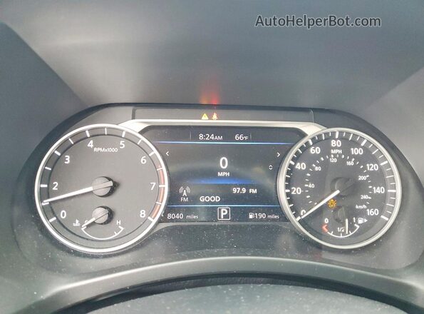 3N1AB8CV3SY225075 2025 NISSAN SENTRA Gray Widok zestawu wskaźników