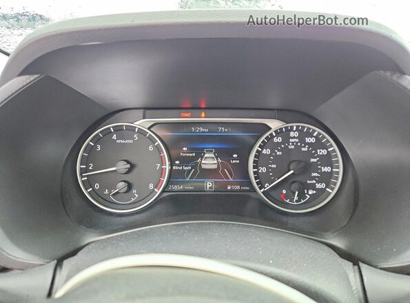 3N1AB8CV3SY276642 2025 NISSAN SENTRA Gray ხელსაწყოთა პანელის ხედი
