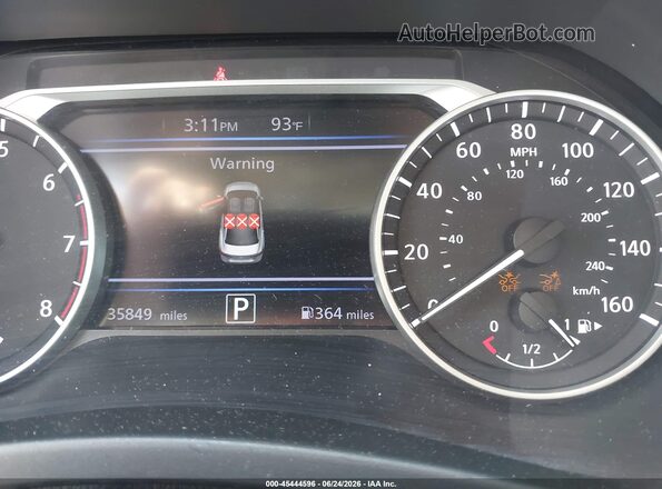3N1AB8CV3SY289391 2025 NISSAN SENTRA Gray Widok tylnych siedzeń