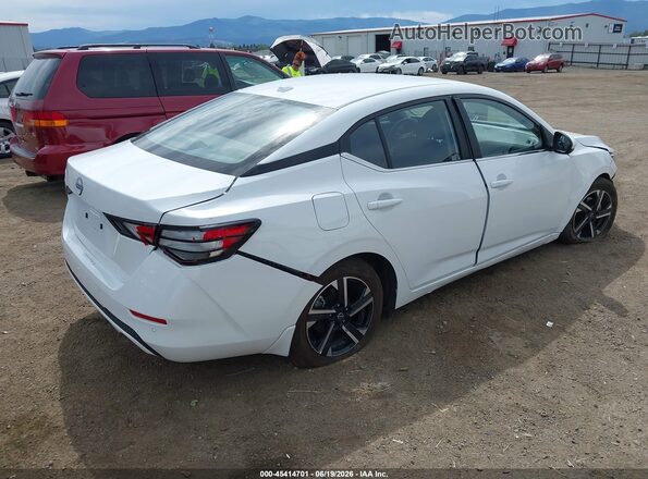 3N1AB8CV3SY338041 2025 NISSAN SENTRA White უკანა მარჯვენა