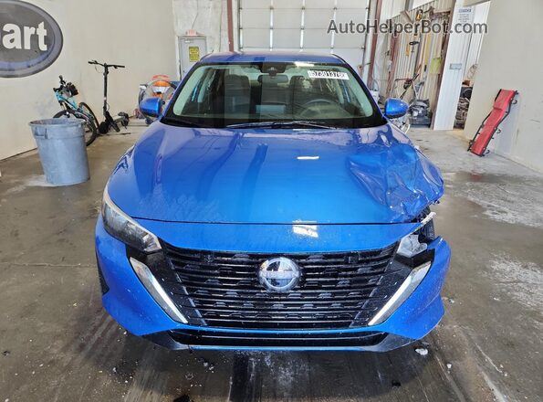 3N1AB8CV3SY379088 2025 NISSAN SENTRA Blue Вид наклейки з VIN-кодом