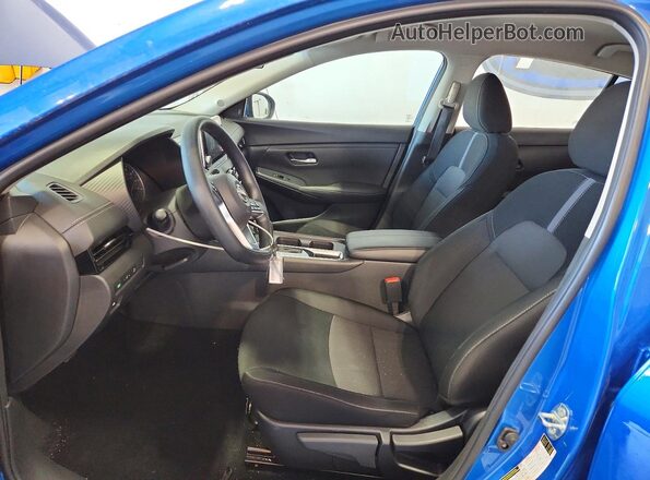 3N1AB8CV3SY379088 2025 NISSAN SENTRA Blue Вид салону спереду