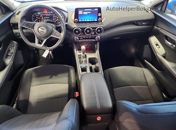 3N1AB8CV3SY379088 2025 NISSAN SENTRA Blue Вид панелі приладів