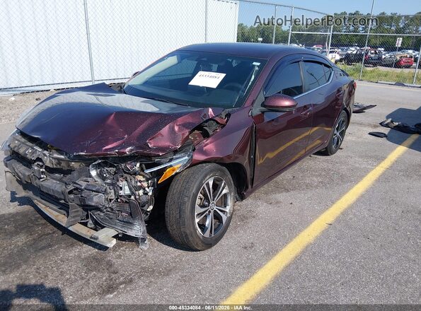 3N1AB8CV4LY211154 2020 NISSAN SENTRA Burgundy 