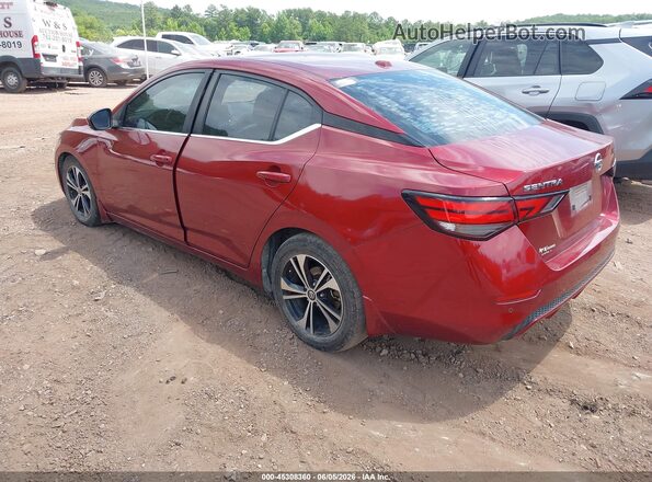 3N1AB8CV4LY221554 2020 NISSAN SENTRA Red უკანა მარცხენა