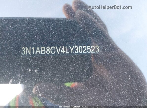 3N1AB8CV4LY302523 2020 NISSAN SENTRA Gray 