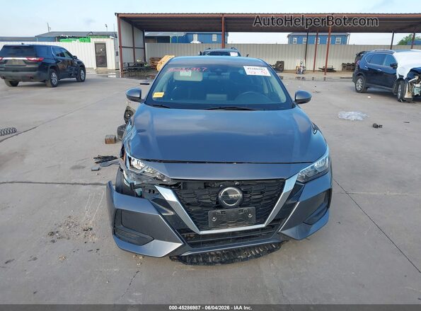 3N1AB8CV4LY302523 2020 NISSAN SENTRA Gray Instrument cluster view