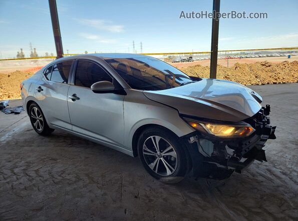 3N1AB8CV4MY253924 2021 NISSAN SENTRA Silver 