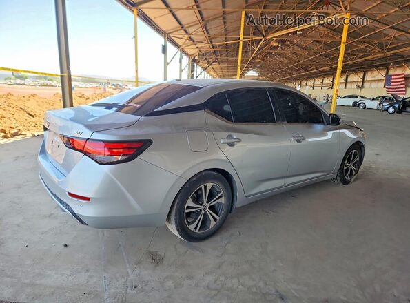 3N1AB8CV4MY253924 2021 NISSAN SENTRA Silver 