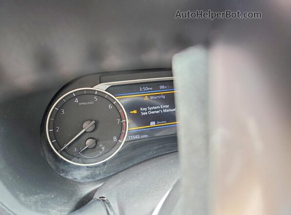 3N1AB8CV4MY263126 2021 NISSAN SENTRA White Вид щитка приладів