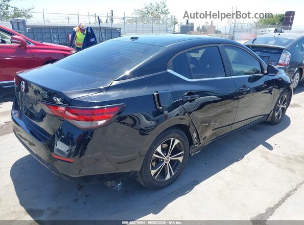 3N1AB8CV4MY264518 2021 NISSAN SENTRA Black Задня права чверть