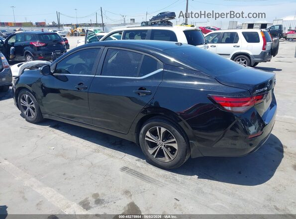 3N1AB8CV4MY264518 2021 NISSAN SENTRA Black Задня ліва чверть
