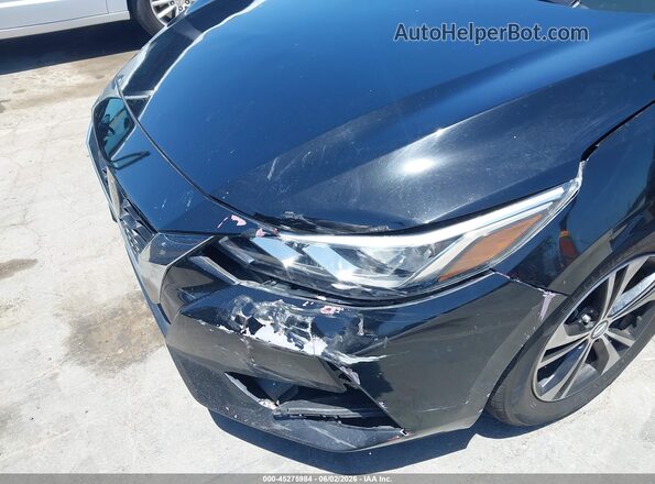 3N1AB8CV4MY264518 2021 NISSAN SENTRA Black Вид спереду