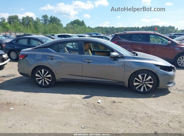 3N1AB8CV4MY299365 2021 NISSAN SENTRA Gray Вид задньої частини салону