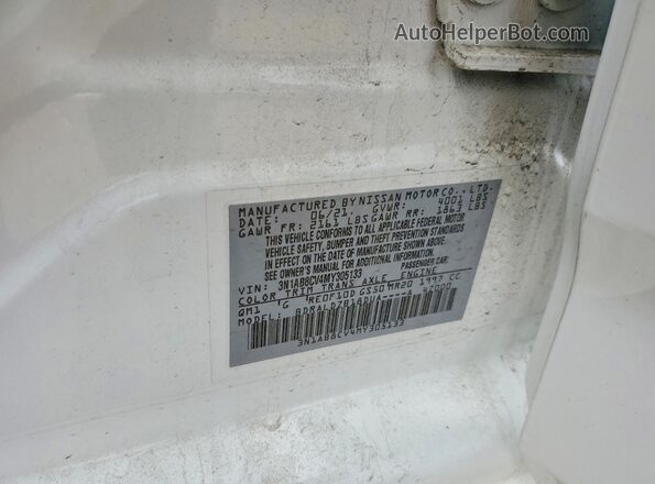 3N1AB8CV4MY305133 2021 NISSAN SENTRA White 