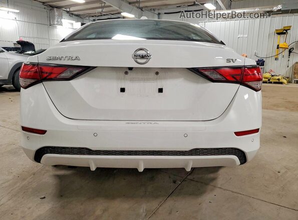3N1AB8CV4MY309781 2021 NISSAN SENTRA White Rear view