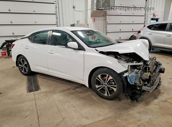 3N1AB8CV4MY309781 2021 NISSAN SENTRA White Front right