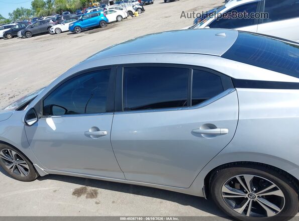 3N1AB8CV4NY250992 2022 NISSAN SENTRA Серебряный Панорамный вид салона 360°