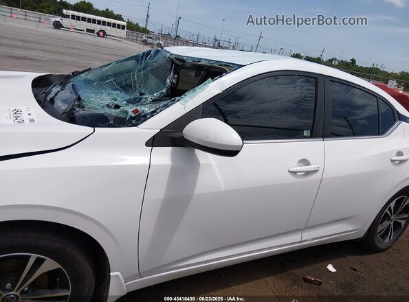 3N1AB8CV4NY254623 2022 NISSAN SENTRA White Панорамний вид салону 360°