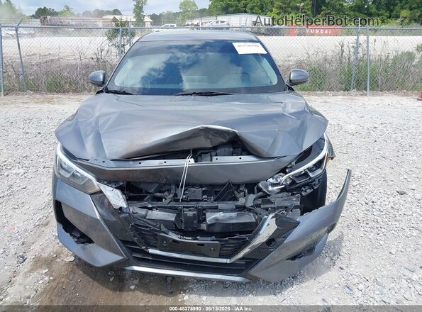3N1AB8CV4NY287864 2022 NISSAN SENTRA Gray Вид щитка приладів